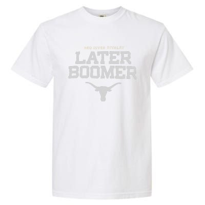 Texas Champion Red River Rivalry Slogan Longhorns Garment-Dyed Heavyweight T-Shirt