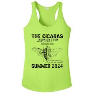 The Cicada Reunion U.S 2024 Broods Xiii And Xix Summer Ladies PosiCharge Competitor Racerback Tank