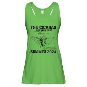 The Cicada Reunion U.S 2024 Broods Xiii And Xix Summer Ladies Essential Flowy Tank