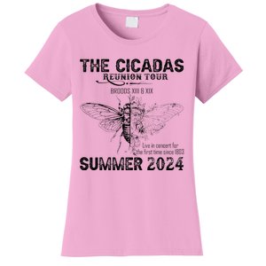 The Cicada Reunion U.S 2024 Broods Xiii And Xix Summer Women's T-Shirt