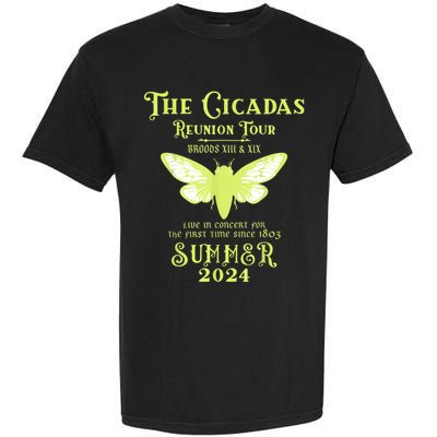 The Cicada Reunion U.S 2024 Cicada Concert Fest Lover Garment-Dyed Heavyweight T-Shirt