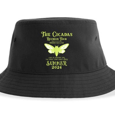 The Cicada Reunion U.S 2024 Cicada Concert Fest Lover Sustainable Bucket Hat
