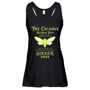 The Cicada Reunion U.S 2024 Cicada Concert Fest Lover Ladies Essential Flowy Tank