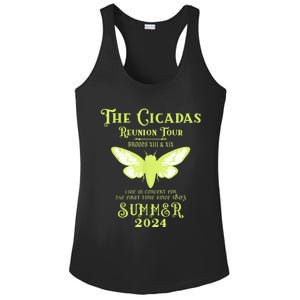 The Cicada Reunion U.S 2024 Cicada Concert Fest Lover Ladies PosiCharge Competitor Racerback Tank