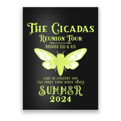 The Cicada Reunion U.S 2024 Cicada Concert Fest Lover Poster