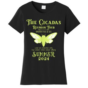 The Cicada Reunion U.S 2024 Cicada Concert Fest Lover Women's T-Shirt