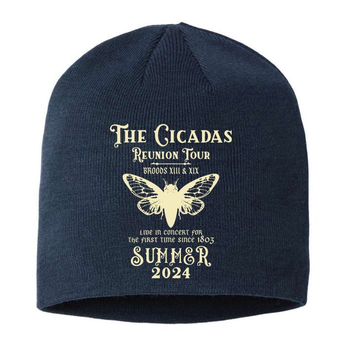 The Cicada Reunion Tours 2024 Cicada Concert Fest Lover Gift Sustainable Beanie