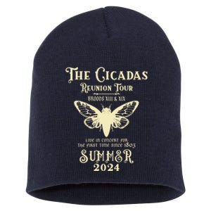 The Cicada Reunion Tours 2024 Cicada Concert Fest Lover Gift Short Acrylic Beanie