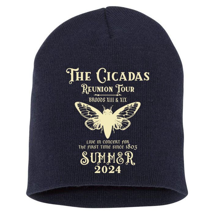 The Cicada Reunion Tours 2024 Cicada Concert Fest Lover Gift Short Acrylic Beanie