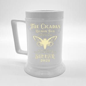 The Cicada Reunion Tours 2024 Cicada Concert Fest Lover Gift Beer Stein