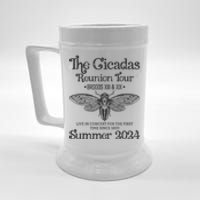 The Cicada Reunion U.S Tours 2024 Cicada Concert Fest Lover Gift Beer Stein