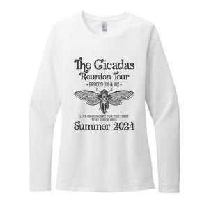 The Cicada Reunion U.S Tours 2024 Cicada Concert Fest Lover Gift Womens CVC Long Sleeve Shirt