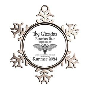 The Cicada Reunion U.S Tours 2024 Cicada Concert Fest Lover Gift Metallic Star Ornament