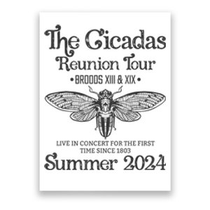 The Cicada Reunion U.S Tours 2024 Cicada Concert Fest Lover Gift Poster