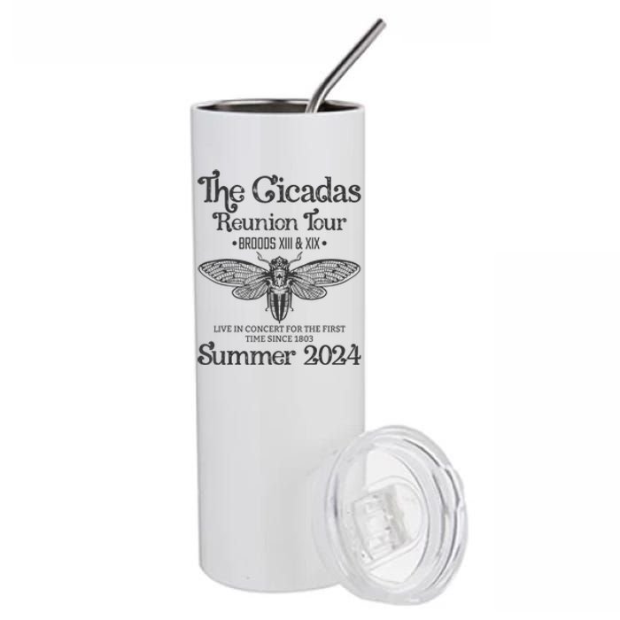 The Cicada Reunion U.S Tours 2024 Cicada Concert Fest Lover Gift Stainless Steel Tumbler