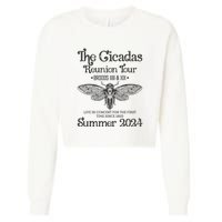 The Cicada Reunion U.S Tours 2024 Cicada Concert Fest Lover Gift Cropped Pullover Crew