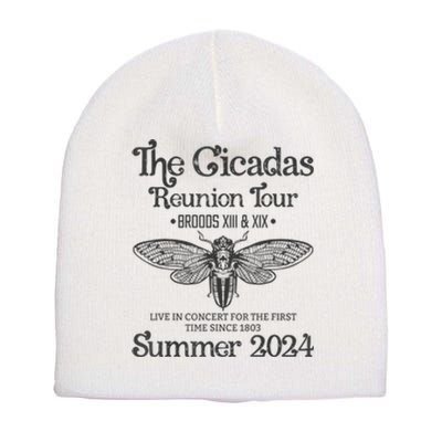 The Cicada Reunion U.S Tours 2024 Cicada Concert Fest Lover Gift Short Acrylic Beanie