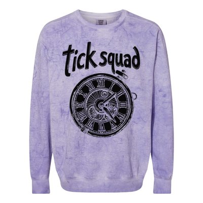 Timepiece Craftsmanship Squad Watch Repair Clockmaker Colorblast Crewneck Sweatshirt