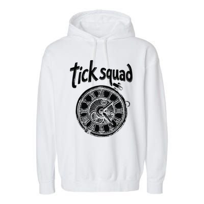 Timepiece Craftsmanship Squad Watch Repair Clockmaker Garment-Dyed Fleece Hoodie