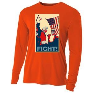 Trump CanT Stop Fight And Fighgift American Patriotism Funny Gift Cooling Performance Long Sleeve Crew