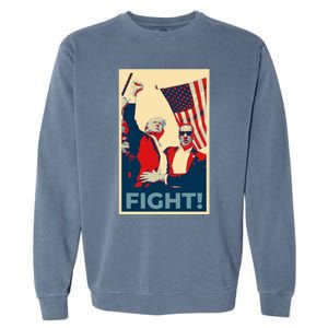 Trump CanT Stop Fight And Fighgift American Patriotism Funny Gift Garment-Dyed Sweatshirt