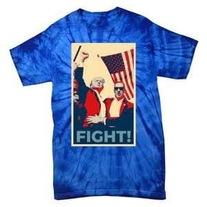 Trump CanT Stop Fight And Fighgift American Patriotism Funny Gift Tie-Dye T-Shirt