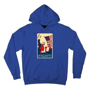 Trump CanT Stop Fight And Fighgift American Patriotism Funny Gift Tall Hoodie