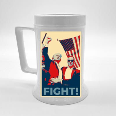 Trump CanT Stop Fight And Fighgift American Patriotism Funny Gift Beer Stein