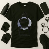 Triangle Circle Square Calligraphy Enso T-Shirt
