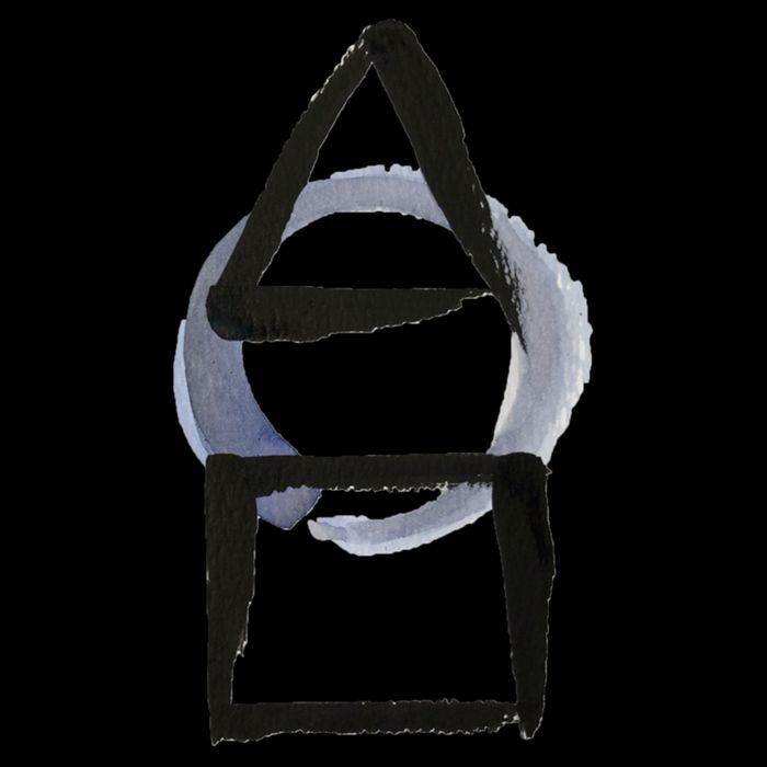 Triangle Circle Square Calligraphy Enso T-Shirt