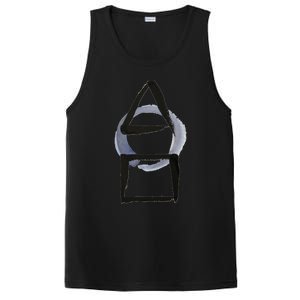 Triangle Circle Square Calligraphy Enso PosiCharge Competitor Tank