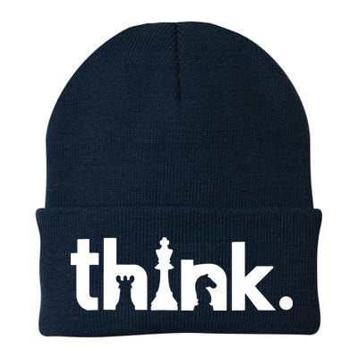 Think Chess Shirt Matching Gambit Chess Player And ChessLove Knit Cap Winter Beanie
