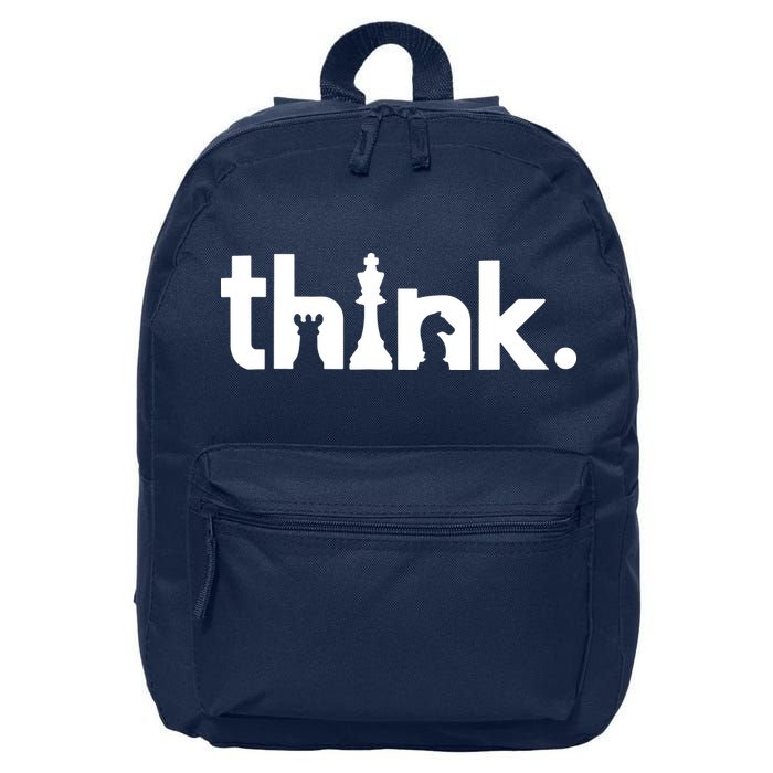 Think Chess Shirt Matching Gambit Chess Player And ChessLove 16 in Basic Backpack