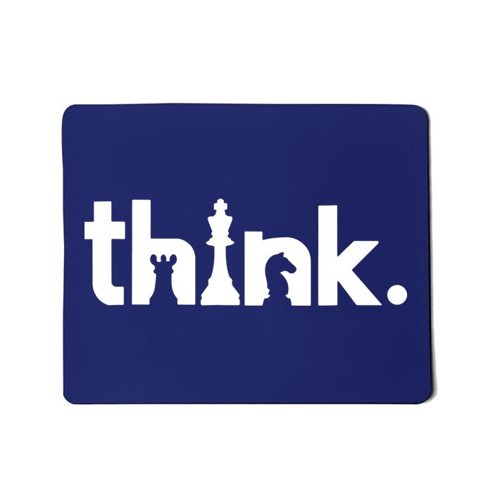 Think Chess Shirt Matching Gambit Chess Player And ChessLove Mousepad
