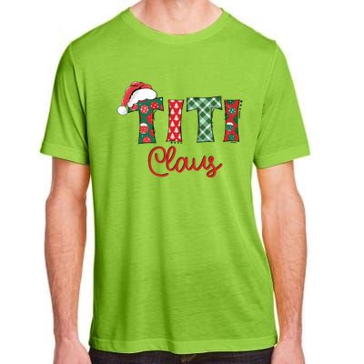 Titi Claus Santa Hat Merry Christmas Titi Funny Gift Meaningful Gift Adult ChromaSoft Performance T-Shirt