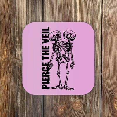 Tan Conjoined Skeleton Coaster