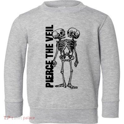 Tan Conjoined Skeleton Toddler Sweatshirt