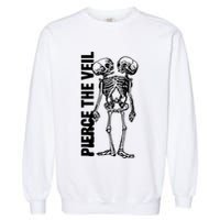 Tan Conjoined Skeleton Garment-Dyed Sweatshirt