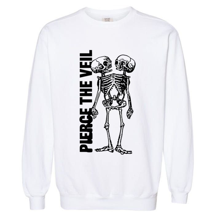 Tan Conjoined Skeleton Garment-Dyed Sweatshirt