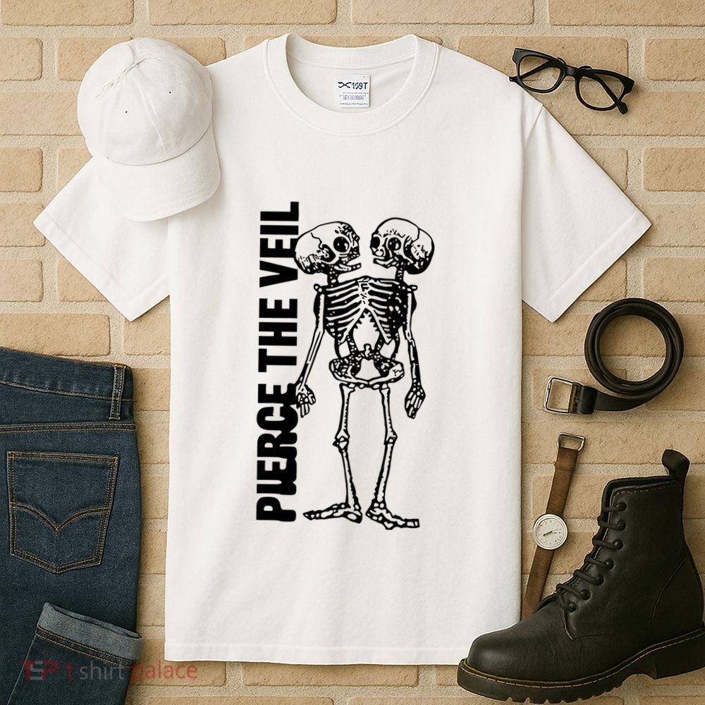 Tan Conjoined Skeleton Tall T-Shirt