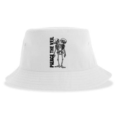 Tan Conjoined Skeleton Sustainable Bucket Hat