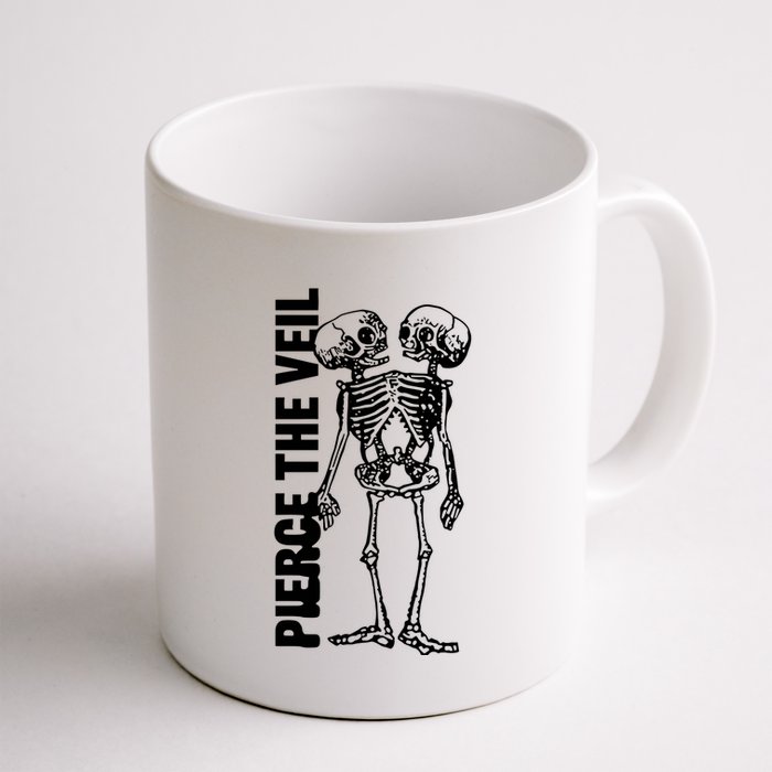 Tan Conjoined Skeleton Mug