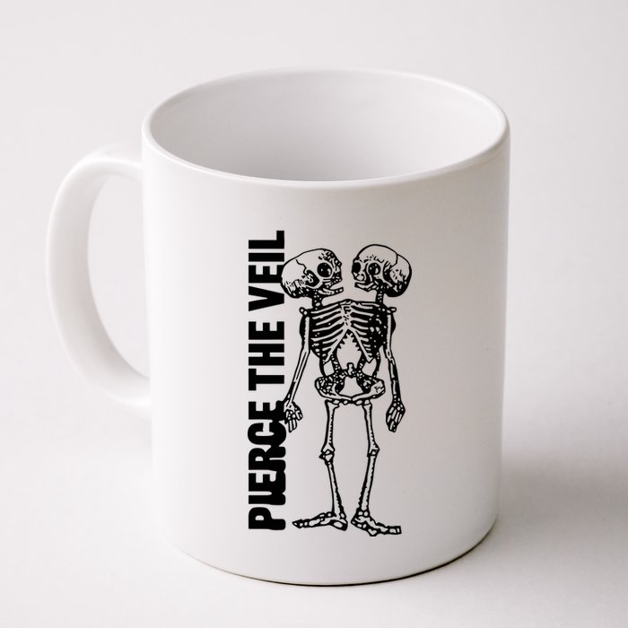 Tan Conjoined Skeleton Mug