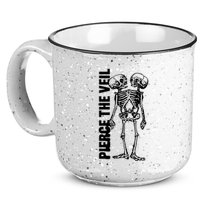 Tan Conjoined Skeleton 15oz Campfire Ceramic Mug