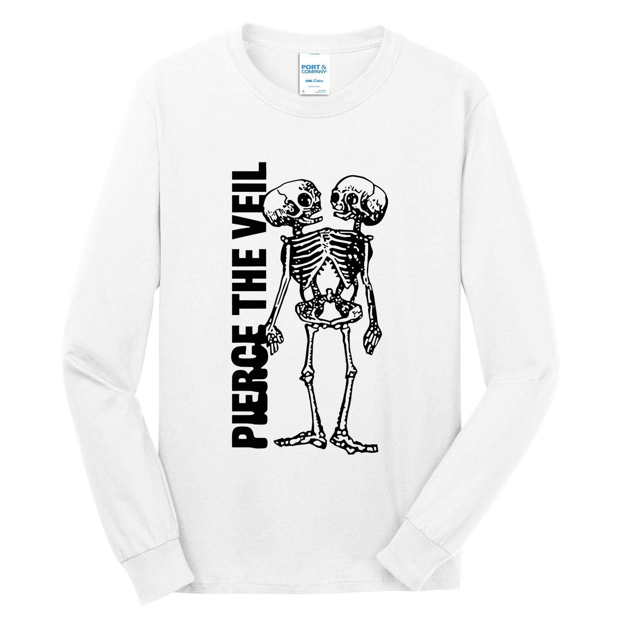 Tan Conjoined Skeleton Tall Long Sleeve T-Shirt