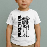 Tan Conjoined Skeleton Toddler T-Shirt