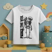 Tan Conjoined Skeleton Toddler T-Shirt
