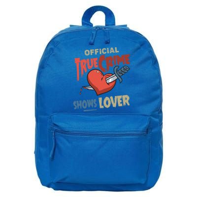 True Crime Shows Lover Cute Gift 16 in Basic Backpack