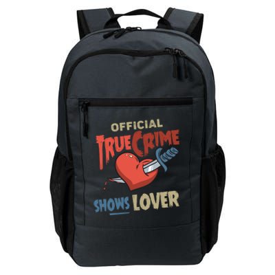 True Crime Shows Lover Cute Gift Daily Commute Backpack