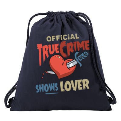 True Crime Shows Lover Cute Gift Drawstring Bag